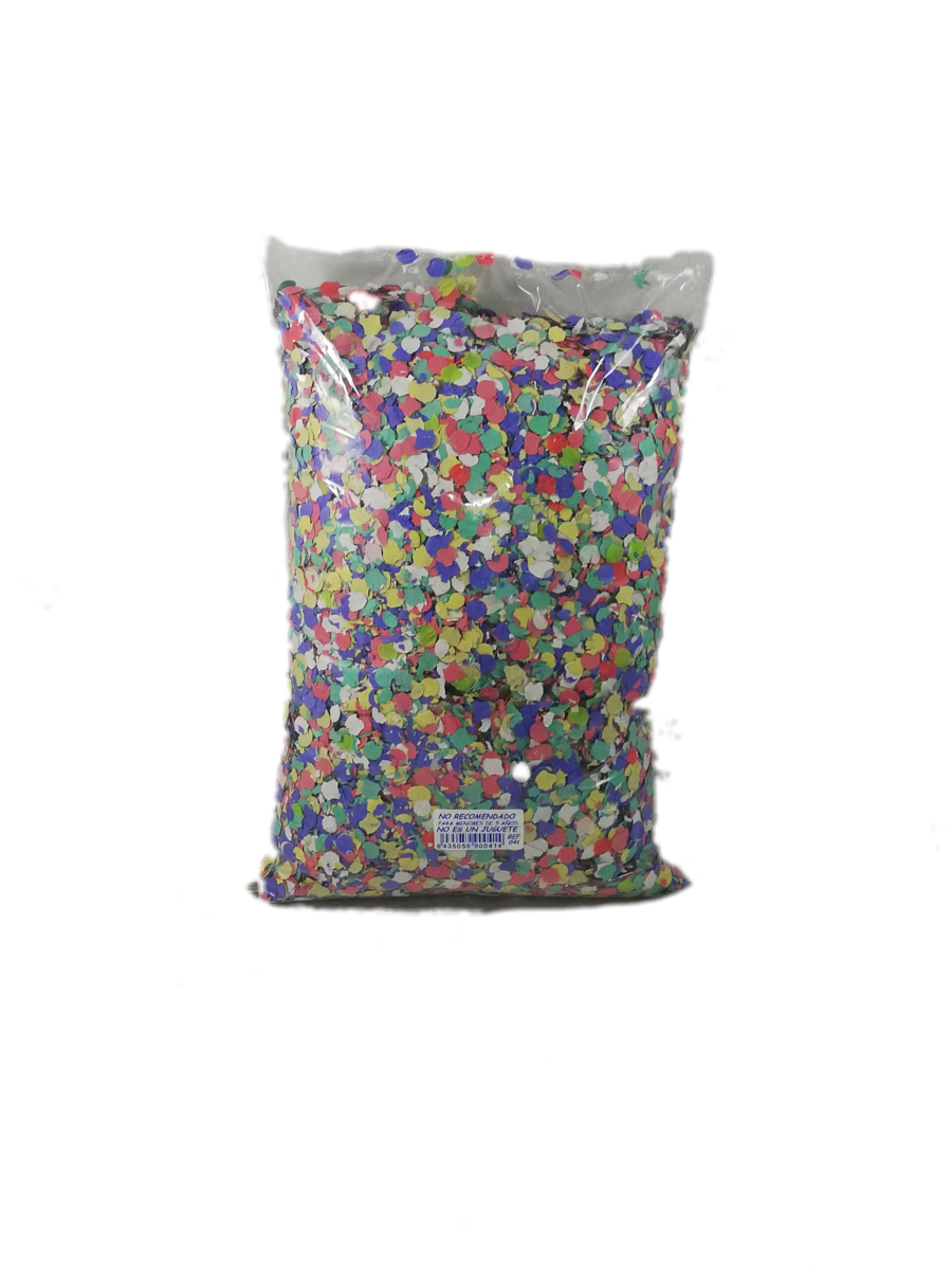 Bolsa de Confetti de 1 Kg Multicolor 2022