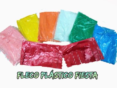 Flecos de Plástico 25 Metros-Adornos Fiestas- ElcollarhawaianoS.a®-